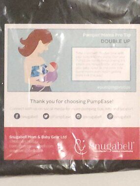 NWT PumpEase Classic Collection Hands-Free Pumping Bra Tuxedo L BNIP Snugabell